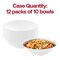 White with Silver Rim Organic Round Disposable Plastic Soup Bowls - 16 oz. (120 Bowls)